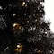 3ft. Pre-Lit Black Artificial Christmas Tree, Warm White LED Lights